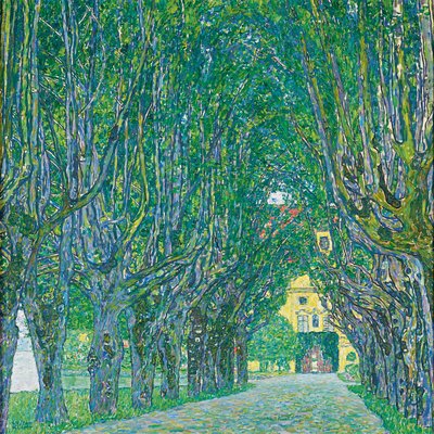 Allée vers le château Kammer - Gustav Klimt