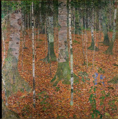 Forêt de bouleaux - Gustav Klimt