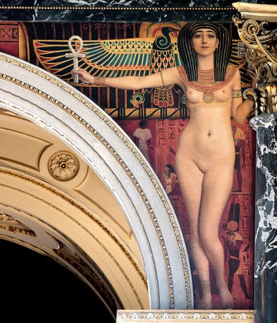 Égypte I. Écoinçon au-dessus du Grand Escalier, Kunsthistorisches Museum, Vienne - Gustav Klimt
