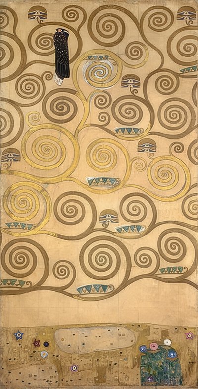 Projet pour la frise Stoclet (détail) - Gustav Klimt