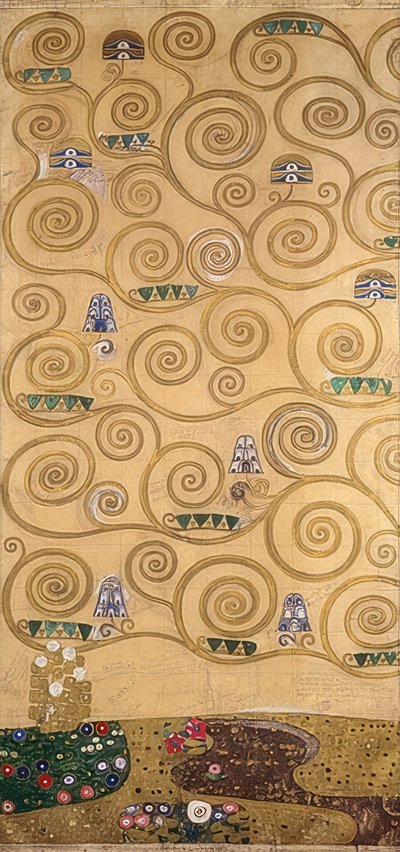 Esquisse pour la frise Stoclet (détail) - Gustav Klimt
