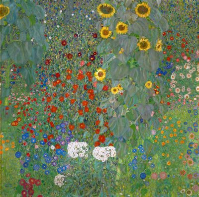 Jardin de Ferme avec Tournesols - Gustav Klimt