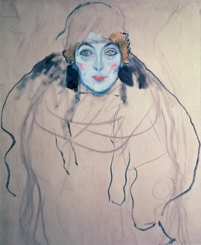 Tête de femme, 1917 - Gustav Klimt