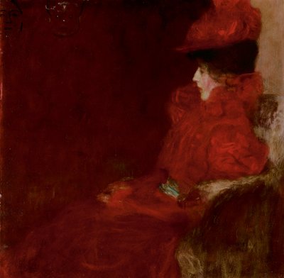 Klimt - DAME IM FAUTEUIL, 1897-98 - Gustav Klimt