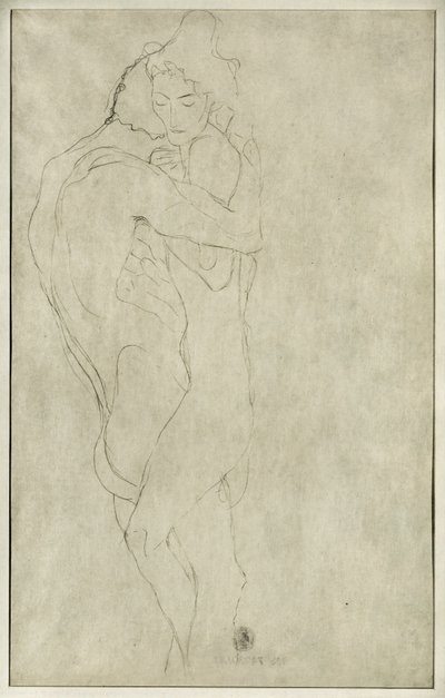 Amoureux - Gustav Klimt