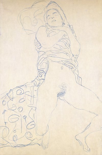 Nue, 1913 - Gustav Klimt