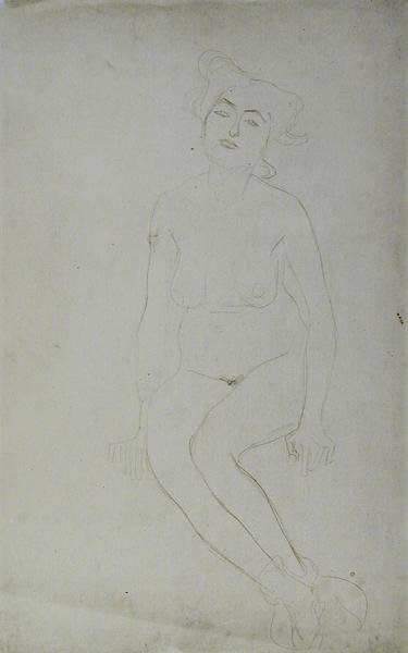 Femme nue assise, c.1903 - Gustav Klimt