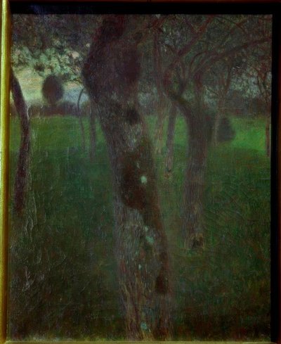Verger au soir - Gustav Klimt