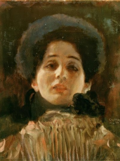 Portrait de face - Gustav Klimt
