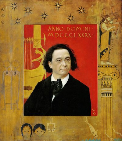 Portrait de Joseph Pembaur, le Pianiste et Compositeur, 1890 - Gustav Klimt