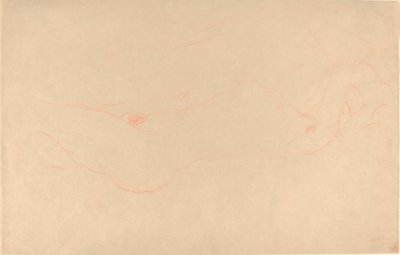 Femme allongée - Gustav Klimt
