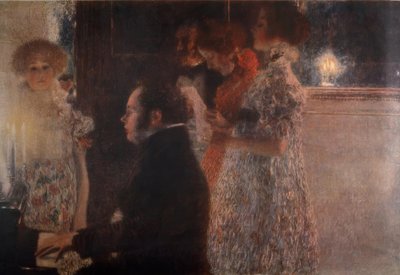 Schubert au piano - Gustav Klimt