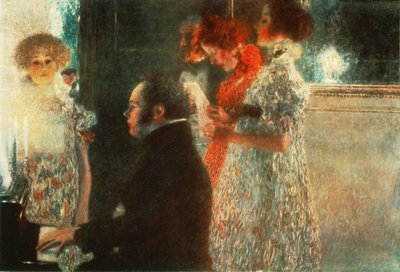 Schubert au piano - Gustav Klimt