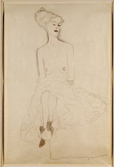 Femme assise, 1908 - Gustav Klimt