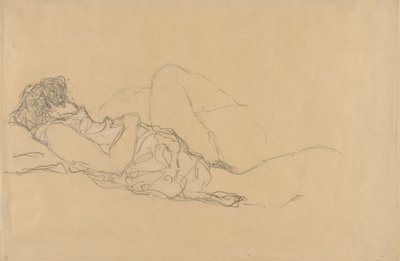 Femme endormie - Gustav Klimt