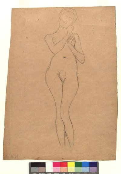 Stehender weiblicher Akt - Gustav Klimt