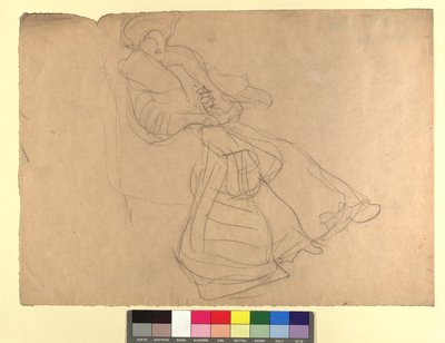 Studie zu einem Damenporträt - Gustav Klimt