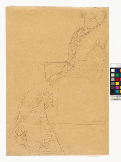 Étude pour le portrait de Fritza Riedler - Gustav Klimt