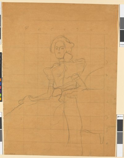 Étude pour le portrait de Sonja Knips - Gustav Klimt