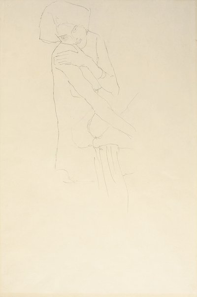 Étude pour Adele Bloch-Bauer II, 1911 - Gustav Klimt
