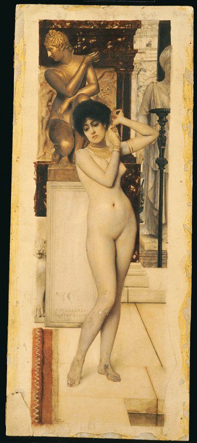 Étude pour "Allégorie de la sculpture", 1890 - Gustav Klimt