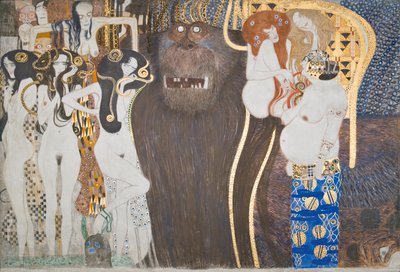 La Frise Beethoven : Le désir de bonheur - Gustav Klimt