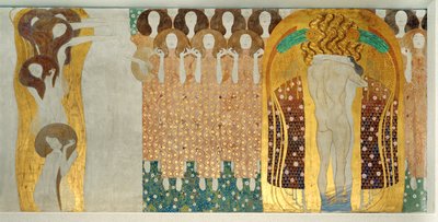 La frise Beethoven, détail - Gustav Klimt