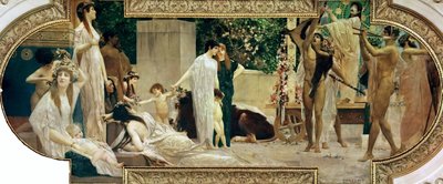 Le Carrosse de Thespis - Gustav Klimt