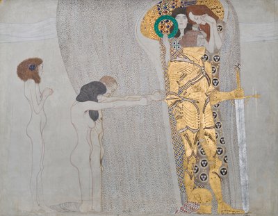 Le Désir de bonheur, du Frise Beethoven, 1902 - Gustav Klimt