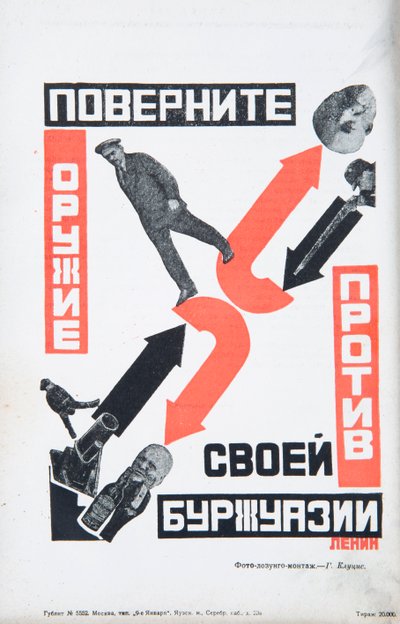 Vladimir Lénine, vers 1934 - Gustav Klutsis