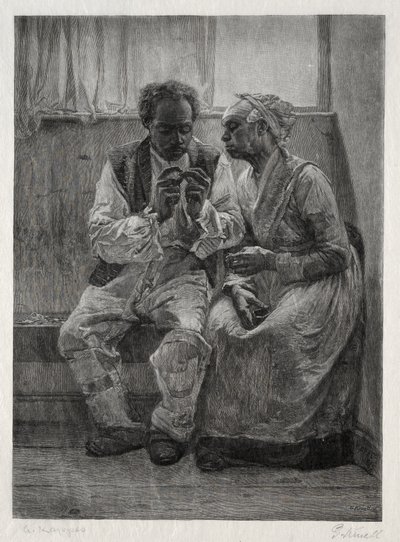 Jour de loyer, 1887 - Gustav Kruell