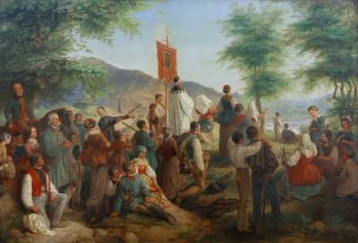Pèlerinage à la Sainte Tunique à Trèves 1844 - Gustav Lasinsky