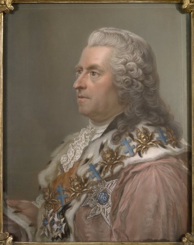 Portrait du comte Carl Gustaf Tessin (1695-1770) - Gustav Lundberg