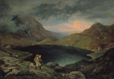 Lac dans les monts des Géants, 1839 - Gustav Karl Ludwig Richter