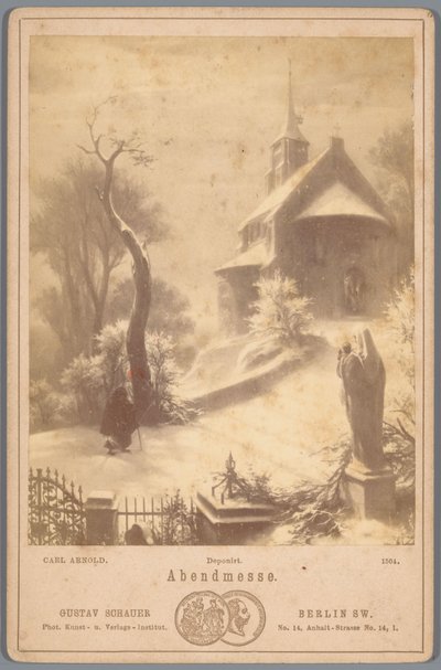 Messe du soir par Carl Arnold - Gustav Schauer