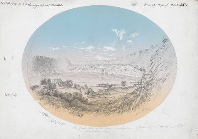 Grandes chutes du fleuve Missouri - Gustav Sohon