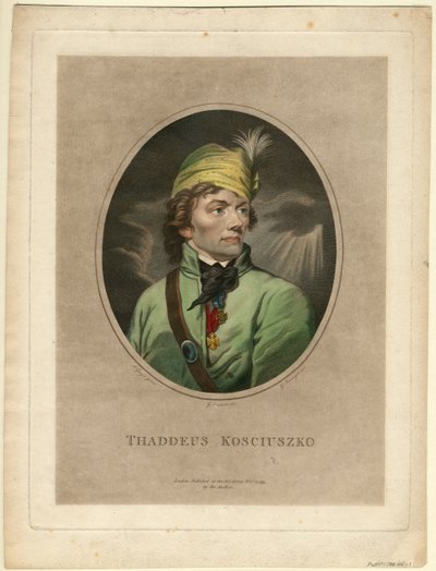 Portrait de Tadeusz Kosciuszko 1746-1817, 1795 - Gustav Taubert