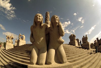 Sculpture de Vigeland, Frognerparken, Oslo, Norvège, Europe - Gustav Vigeland