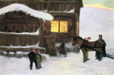 Les invités arrivent - Gustav Wentzel