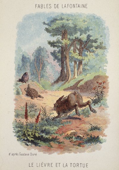 Fables de La Fontaine: Le lièvre et la tortue d