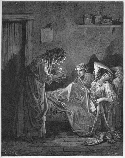 La Vieille et les deux Servantes - de 