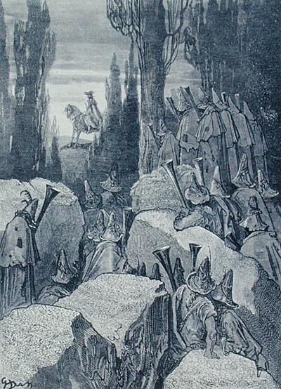 Munchausen parmi les brigands, des 