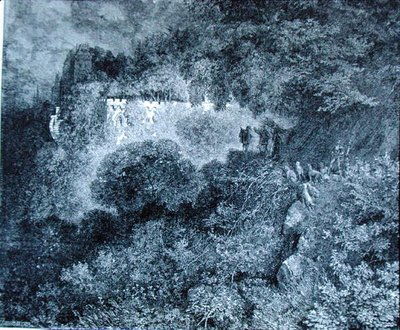 Le Château envahi par la végétation, illustration pour 