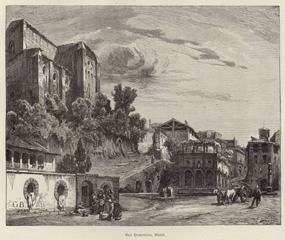 Basilique de San Domenico, Sienne - Gustave Bauernfeind