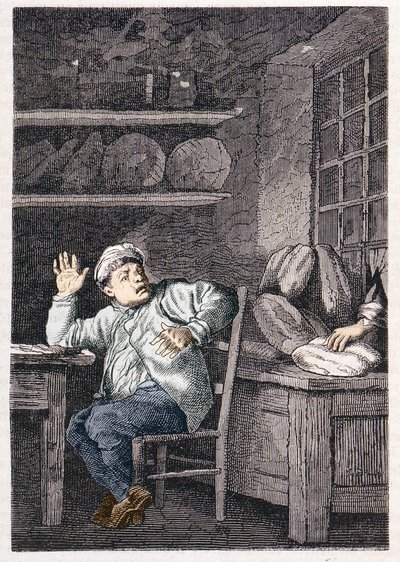 Le vol de Jean Valjean - dans « Les Misérables » de Victor Hugo, ill. par Brion, éd. Hetzel et Lacroix - Gustave Brion