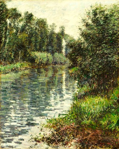 Une petite branche de la Seine, Argenteuil, 1888-90 - Gustave Caillebotte