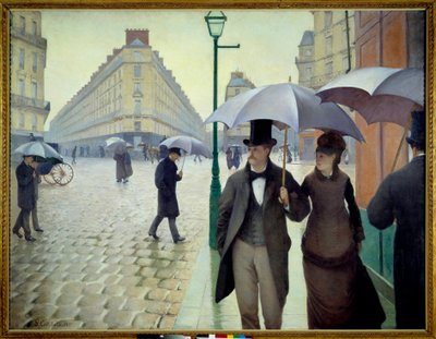 Une rue à Paris par temps de pluie en 1877 - Gustave Caillebotte