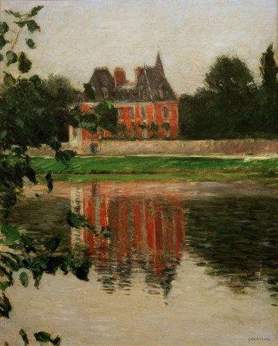 Château au bord de la Seine, Argenteuil - Gustave Caillebotte