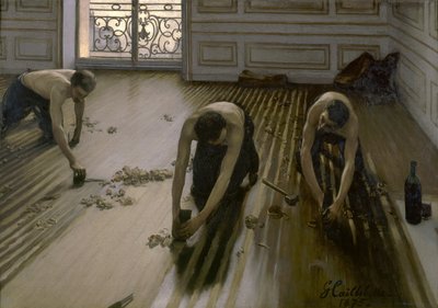 French: Les raboteurs de parquet Les raboteurs de parquet - Gustave Caillebotte