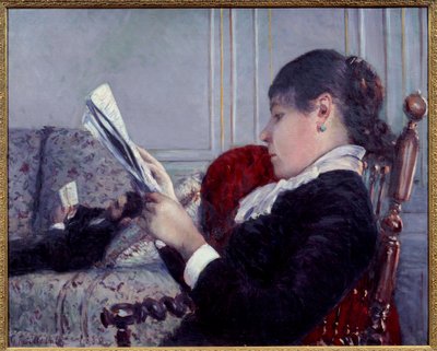 Intérieur, le lecteur - Gustave Caillebotte